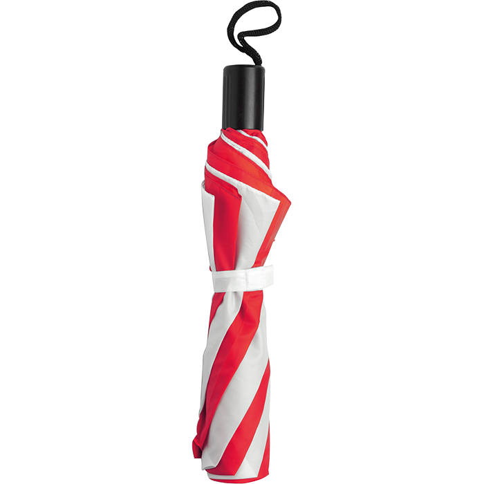 Manual Foldable Umbrella - Red/White