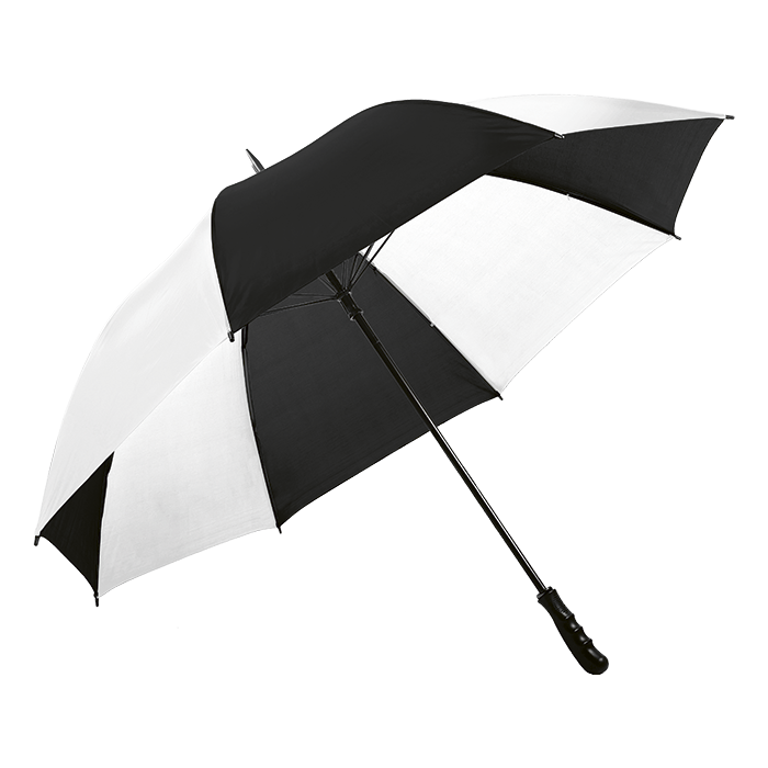 Classic Golf Umbrella - Black/White