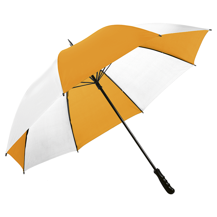 Classic Golf Umbrella - Orange/White