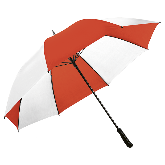 Classic Golf Umbrella - Red/White