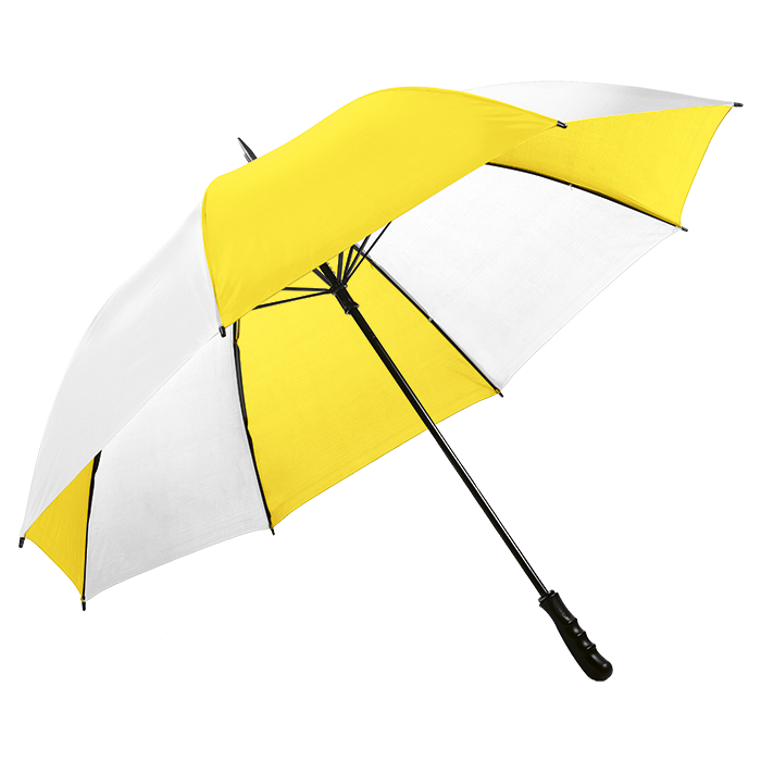 Classic Golf Umbrella - Yellow/White