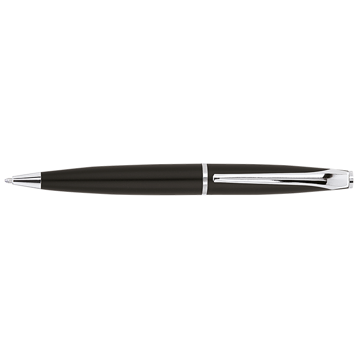 Tapered Aluminium Ballpoint Pen - Black