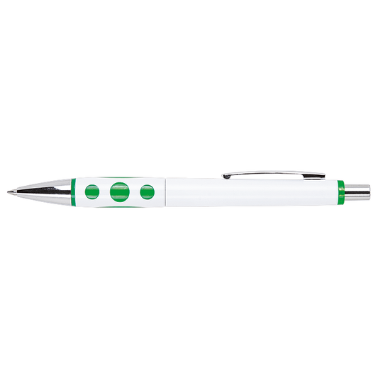Dot Pattern Ballpoint Pen - Green
