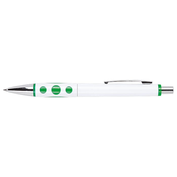 Dot Pattern Ballpoint Pen - Green