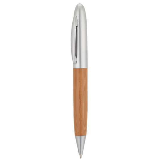 Bamboo and Brass Ballpoint Pen - Natural