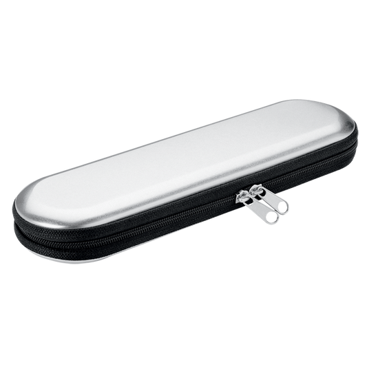 Tin Box with Zipper - Silver