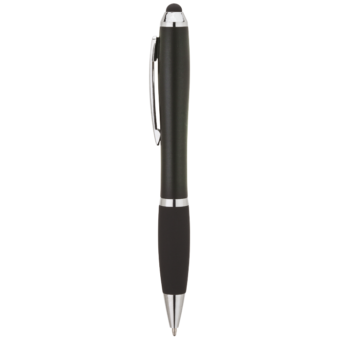 Capacitive Stylus Ballpoint Pen - Black