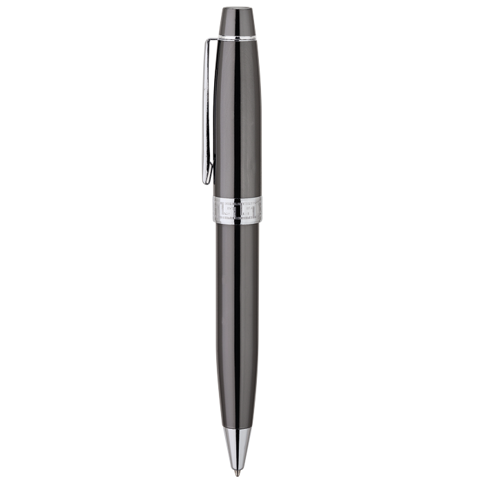 Twist Action Wide Body Aluminium Ballpoint Pen - Gunmetal