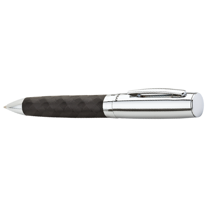 Brass Twist Ballpoint Pen - Black