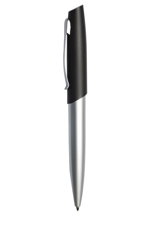 Two Tone Ballpoint Pen - Silver/Black