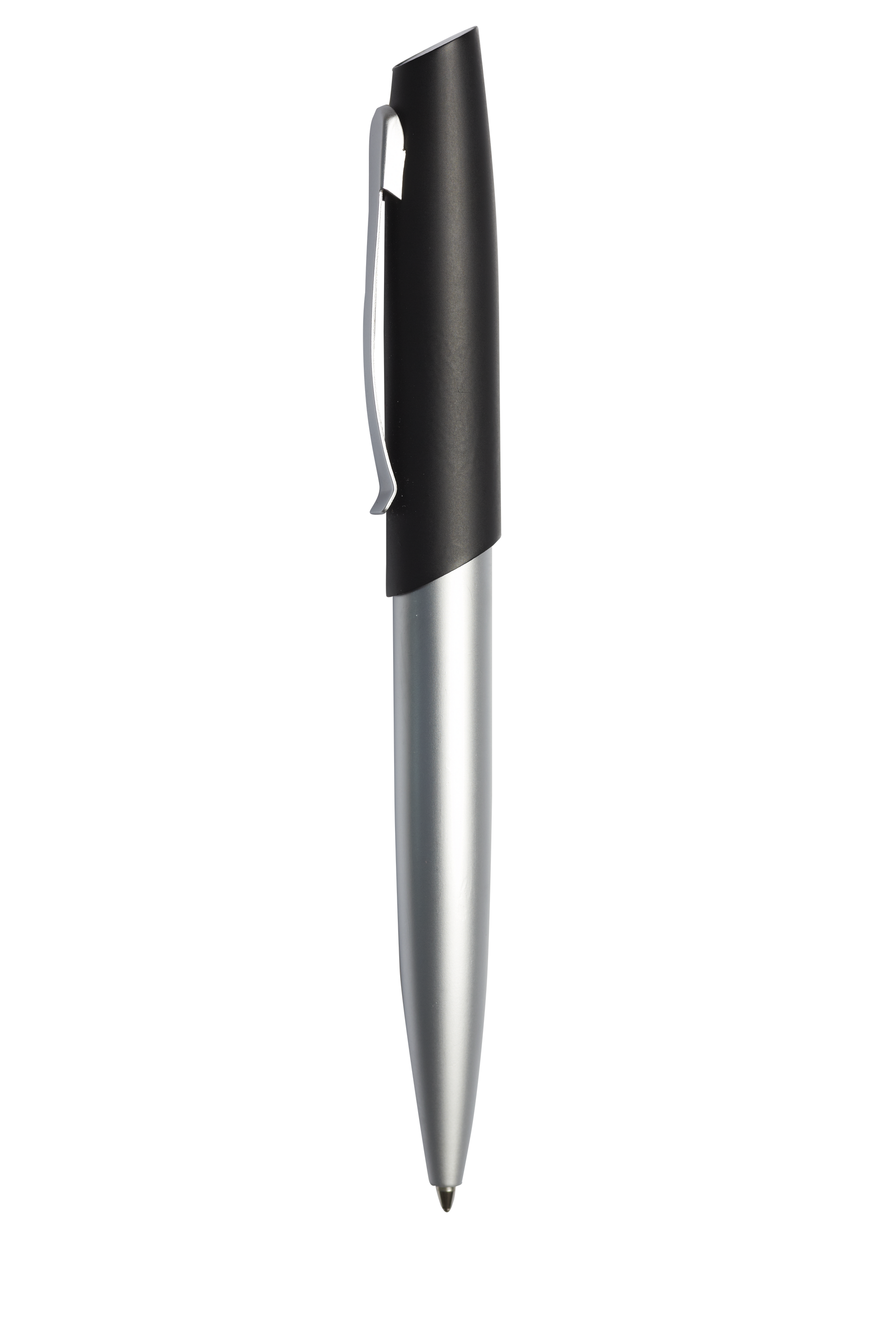 Two Tone Ballpoint Pen - Silver/Black