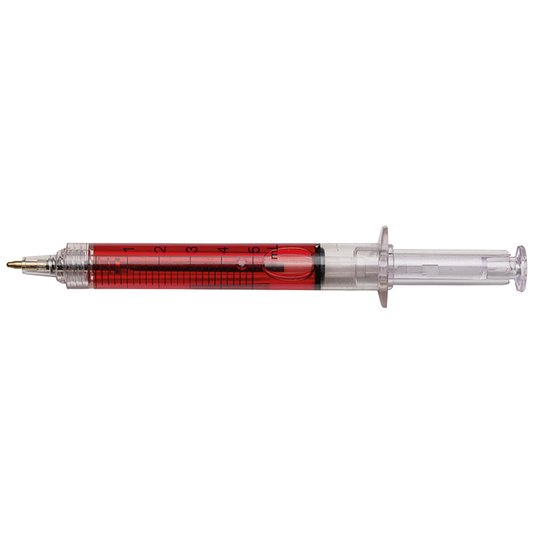 Syringe Design Ballpoint Pen - Red