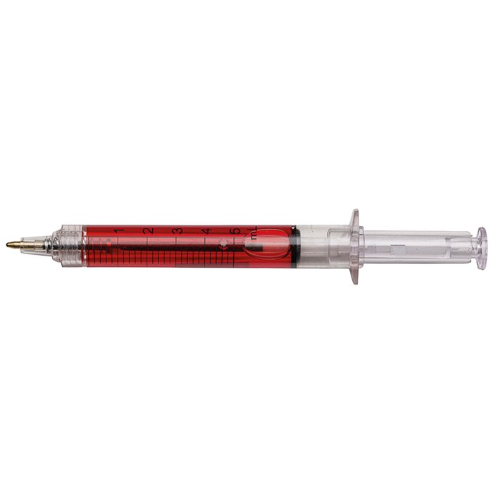 Syringe Design Ballpoint Pen - Red