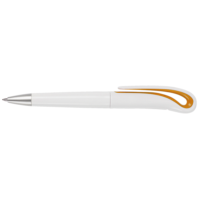 Swan Neck Design Ballpoint Pen - Orange