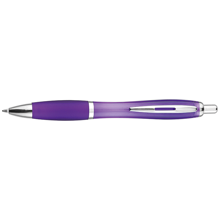 Curved Design Ballpoint Pen - Purple