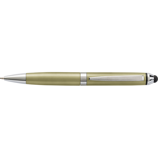 Coloured Barrel Ballpoint Pen with Stylus