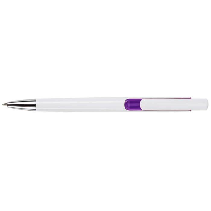 Rectangular Shaped Ballpoint Pen - Purple