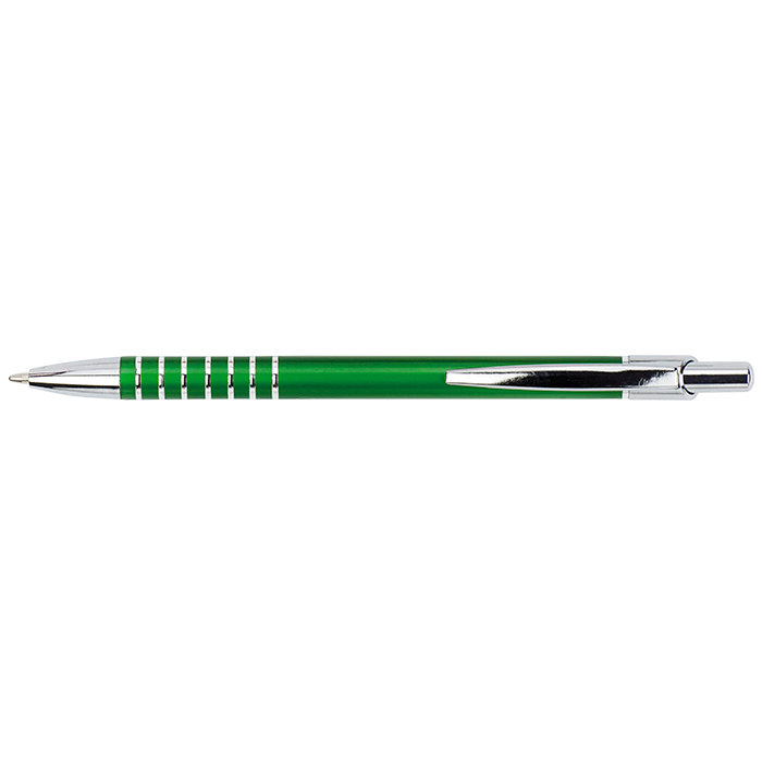 Ring Design Aluminium Ballpoint Pen - Pale Green