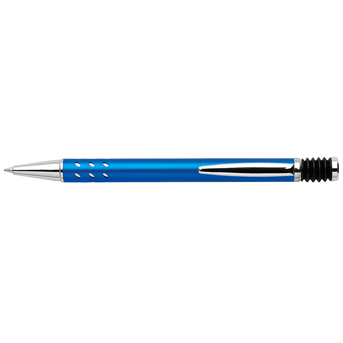Aluminium Cut Out Design Ballpoint Pen - Cobalt