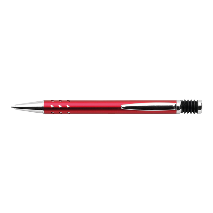 Aluminium Cut Out Design Ballpoint Pen - Red