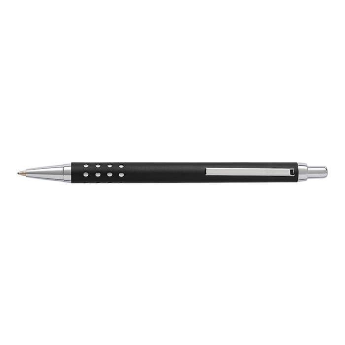 Dot Design Aluminium Ballpoint Pen - Black
