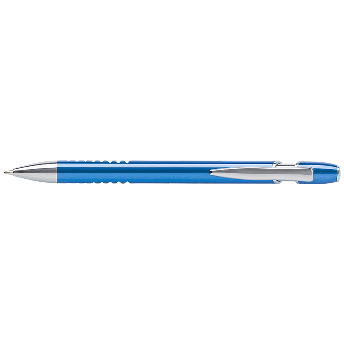 Aluminium Ballpoint Pen with UV Coating - Blue