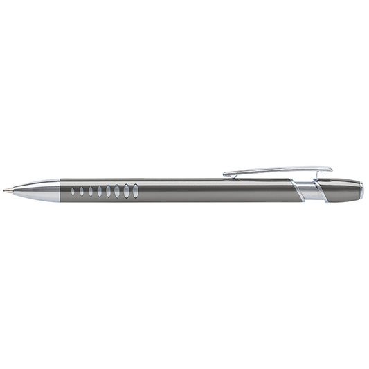 Aluminium Ballpoint Pen with UV Coating - Grey