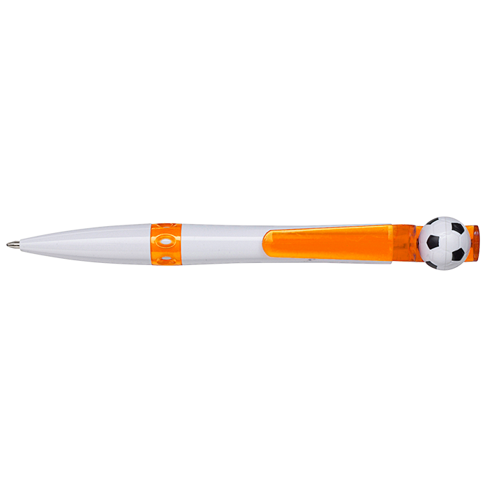 Football Design Ballpoint Pen - Orange