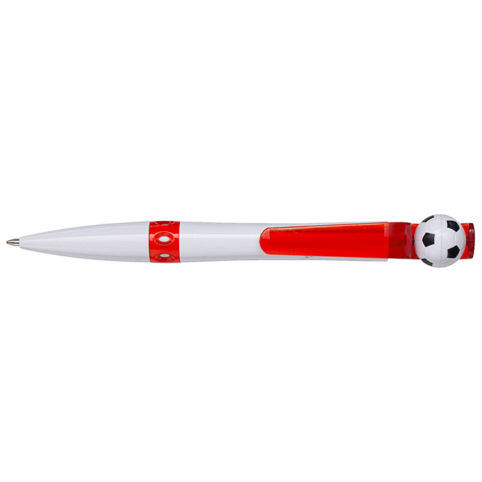 Football Design Ballpoint Pen - Red