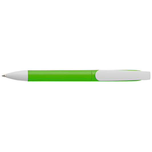 Twist Action Ballpoint Pen With Coloured Barrel
