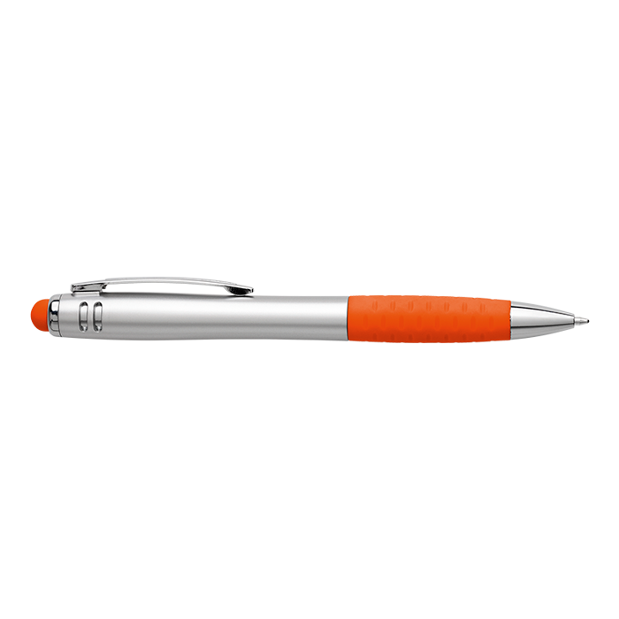 Logo Light Up Ballpoint Pen - Orange