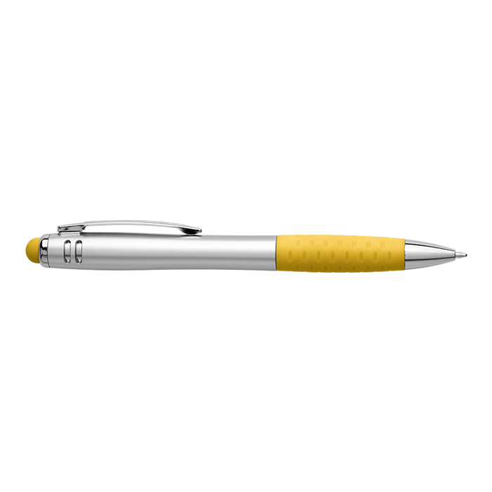 Logo Light Up Ballpoint Pen - Yellow
