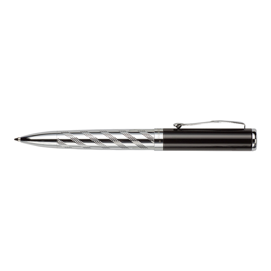 Charles Dickens Ballpoint Pen With Pattern Design - Black