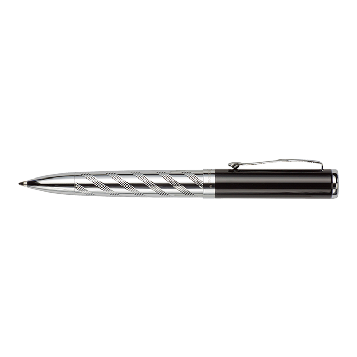 Charles Dickens Ballpoint Pen With Pattern Design - Black