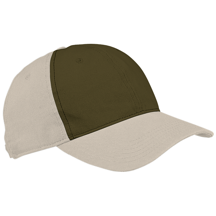 6 Panel Washed Cap - Stone/Olive