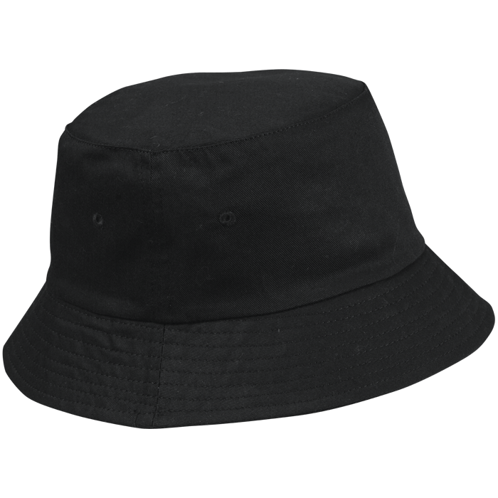 Floppy Poly Cotton Hat - Black