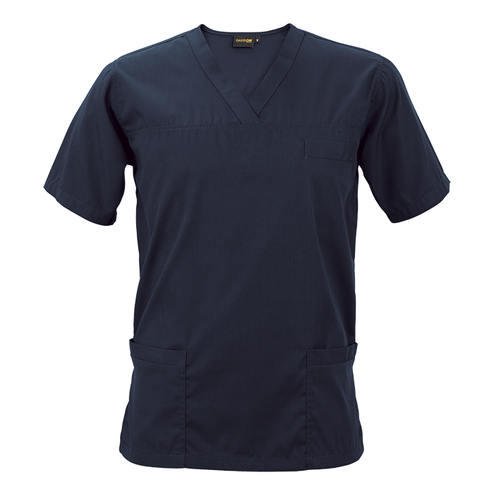 Riley Scrub Top - Navy