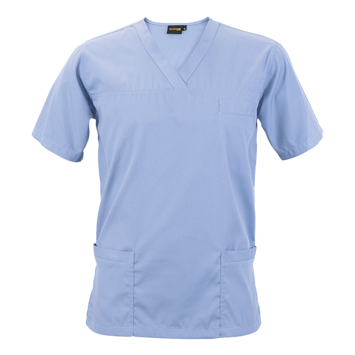 Riley Scrub Top - Sky Blue