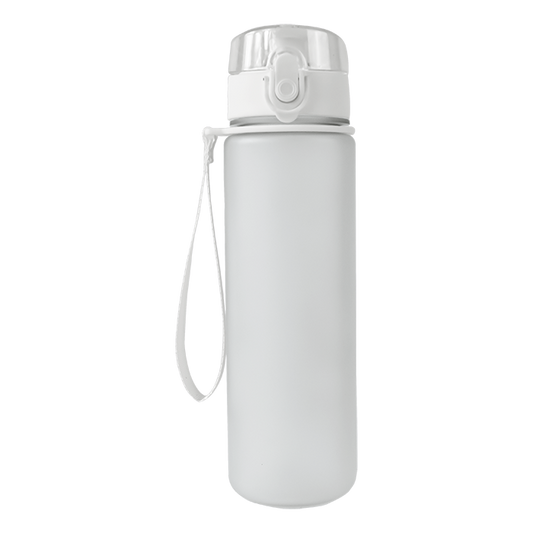 600ml Frosted Cylinder Water Bottle