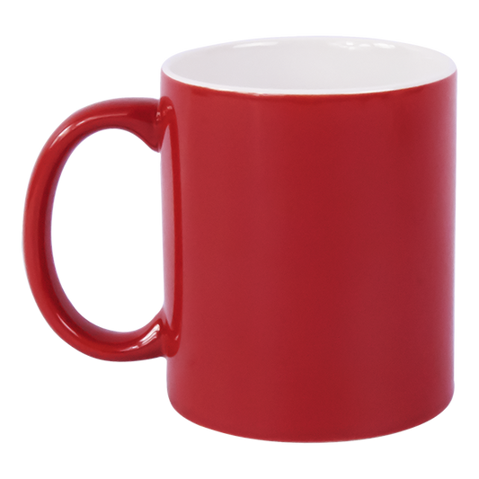 330ml Ceramic Loom Mug - Red