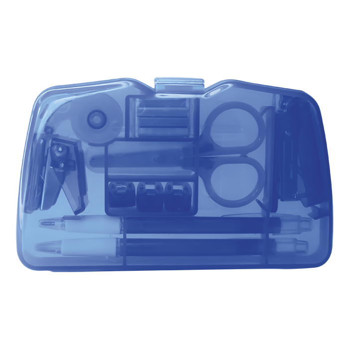9 In 1 Stationery Kit - Blue