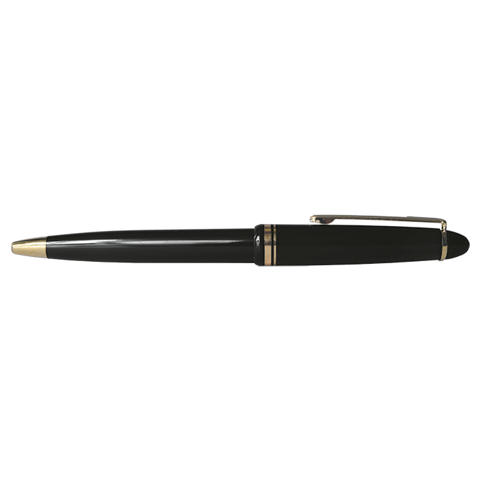 Zee Ballpoint Pen With Trim - Black