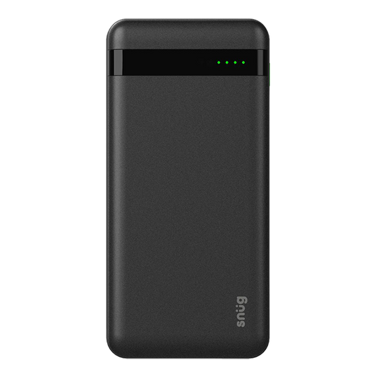 Snug Compact Led2 Powerbank - 20000Mah - Black