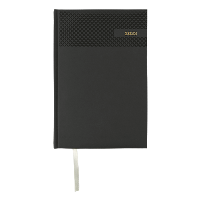 2023 Velvet Touch Diamond A5 Diary - Black