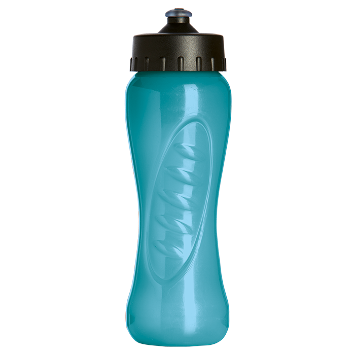 750ml Curves Water Bottle - Aqua