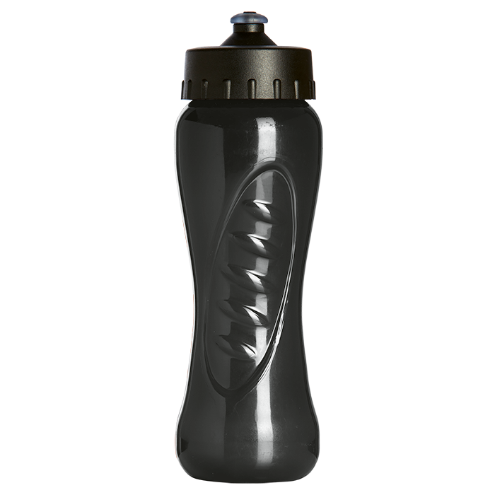 750ml Curves Water Bottle - Black