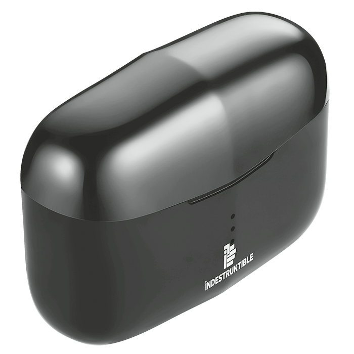 IND TWS Stem Earphone with Charging Case - Black
