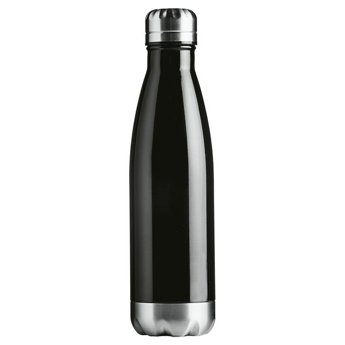Stainless Steel Bottle & Mug Gift Set - Black