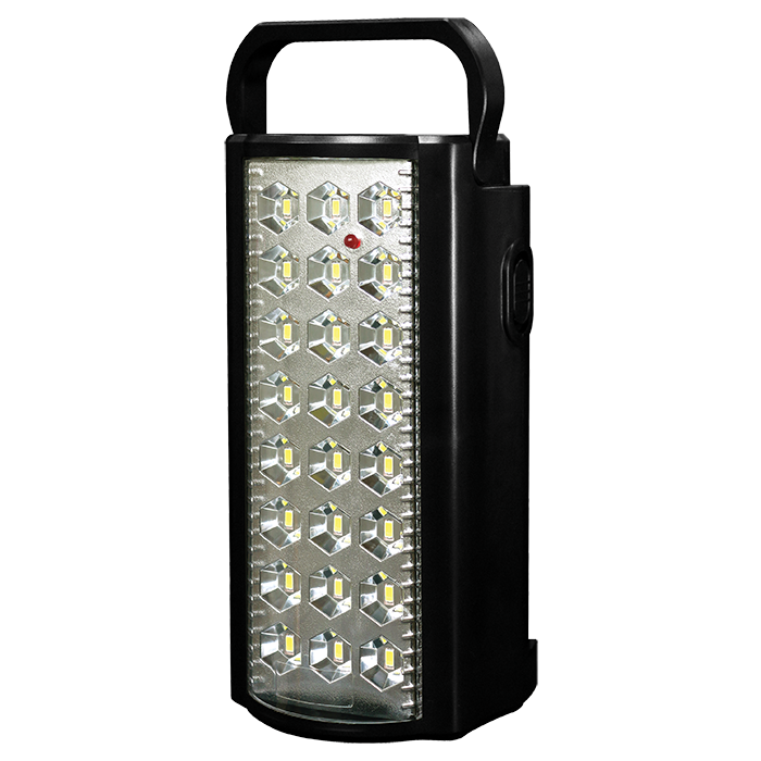 Rechargable Emergency Lantern With Power Bank - Black