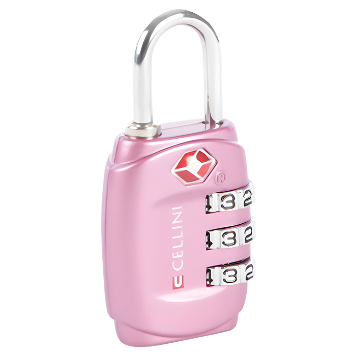 Cellini Tsa Cable Lock - Pink